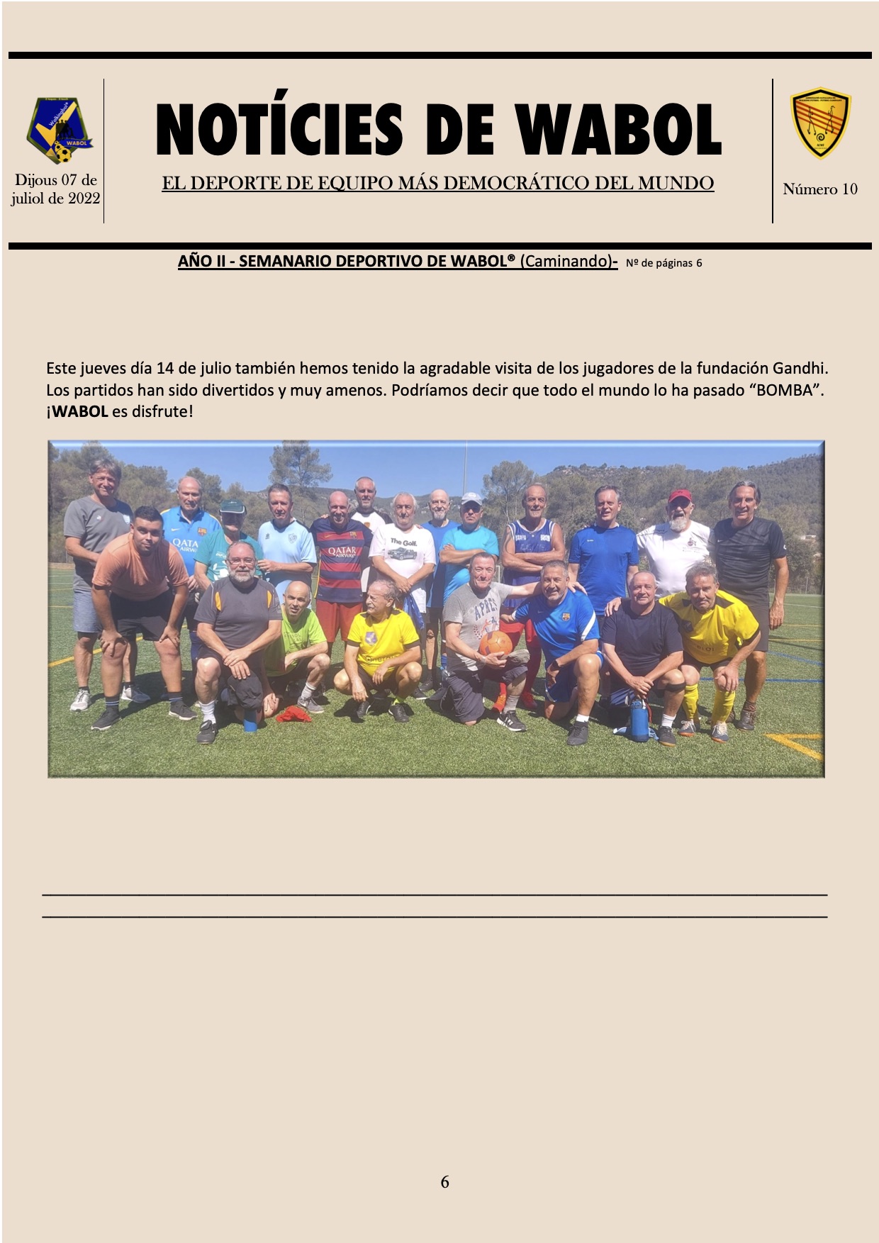 Imatge: Tornem a jugar a WABOL Inclusiu