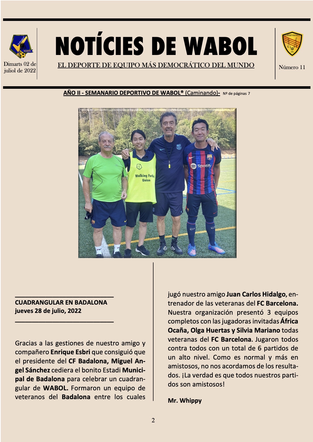 Imatge: Junts per tancar la temporada